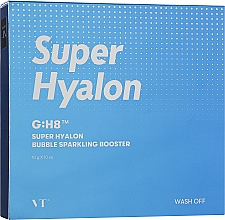 Бульбашкова маска-пінка для обличчя - VT Cosmetics Super Hyalon Bubble Sparkling Booster — фото N3