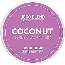 Кокосовый скраб для тела - Joko Blend Coconut Scrub Lilac Fantasy — фото N4