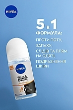 Aнтиперспірант "Чорне та Біле невидимий", кульковий - NIVEA Black & White Invisible Ultimate Impact Anti-Transpirant — фото N4