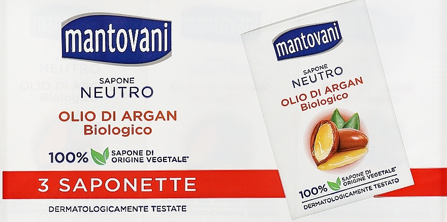 Мыло "Аргана" - Mantovani — фото N1