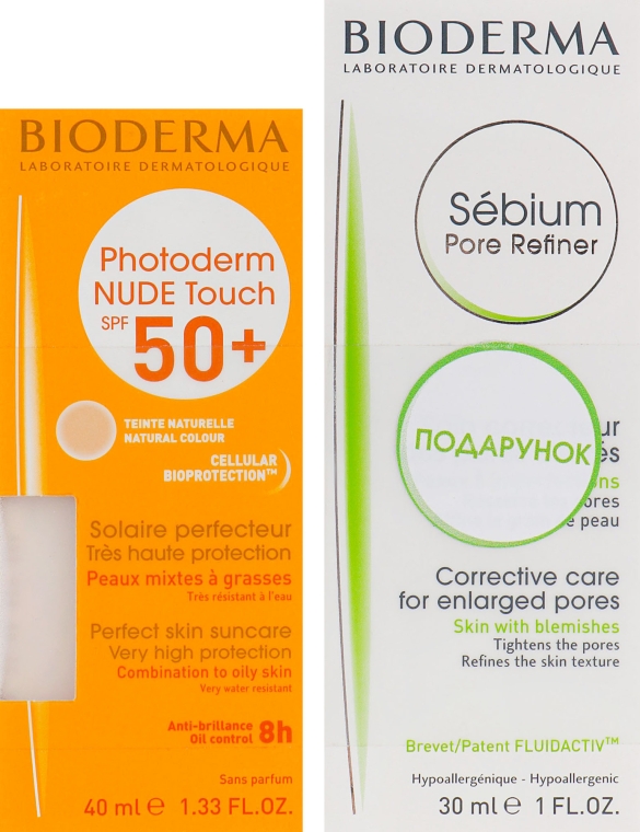 Набір - Bioderma Photoderm (b/cr/40ml + f/conc/30ml)