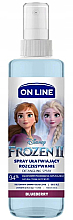 Духи, Парфюмерия, косметика Спрей для легкого расчесывания волос, черника - On Line Disney Frozen II Blueberry Spray