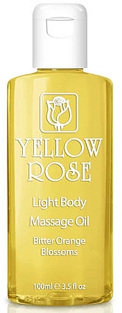 Олія для тіла - Yellow Rose Light Body Massage Oil Bitter Orange Blossoms — фото N1