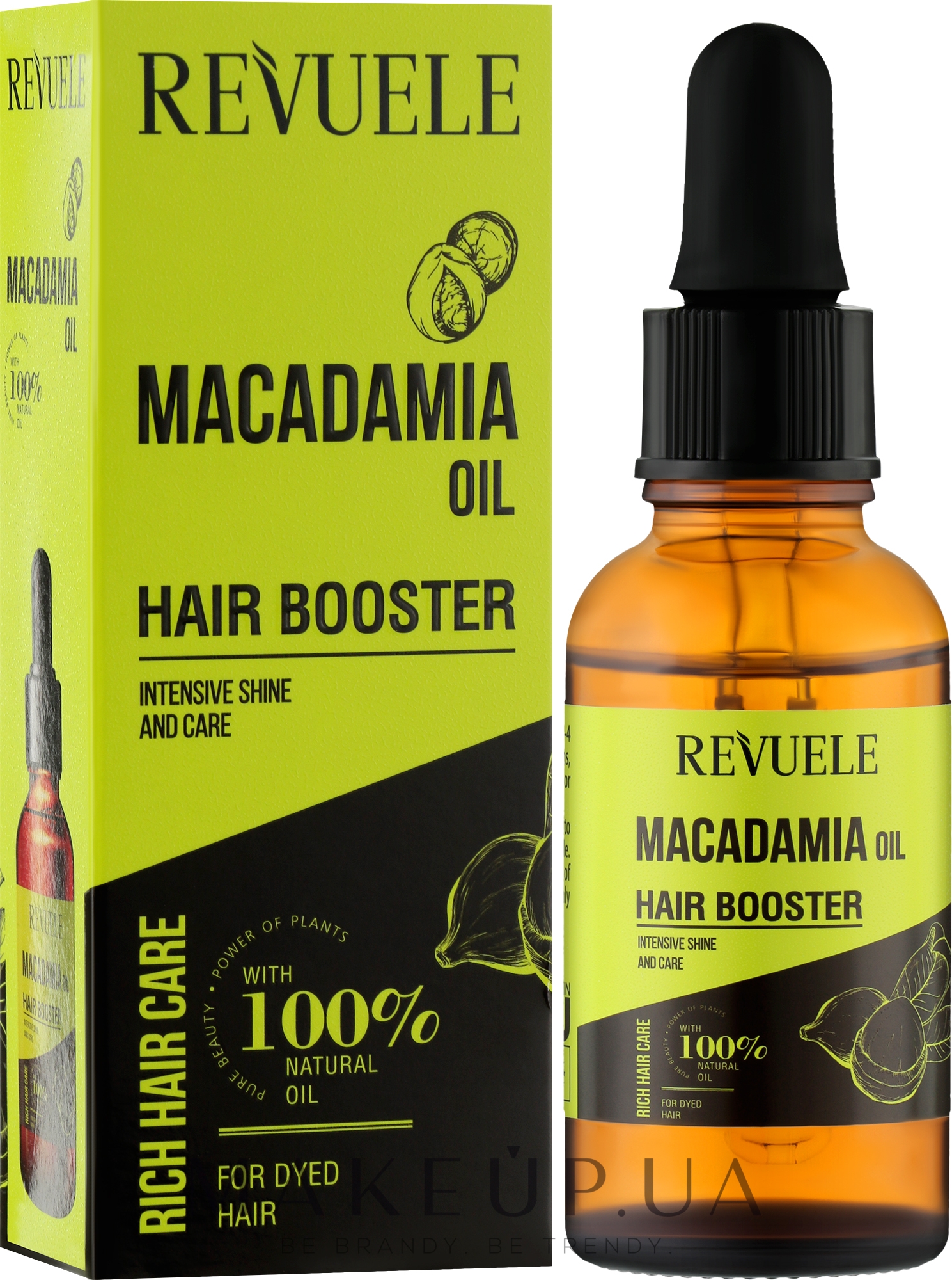Масло макадамии для волос - Revuele Macadamia Oil Hair Booster — фото 30ml