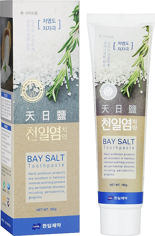 Зубна паста з морською сіллю - Hanil Chemical Bay Salt Toothpaste — фото N1