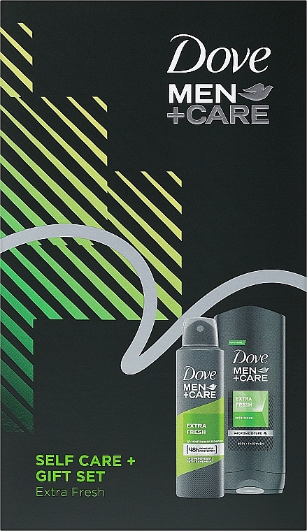 Набор - Dove Men+Care Extra Fresh (deo/150ml + sh/gel/400ml) — фото N1