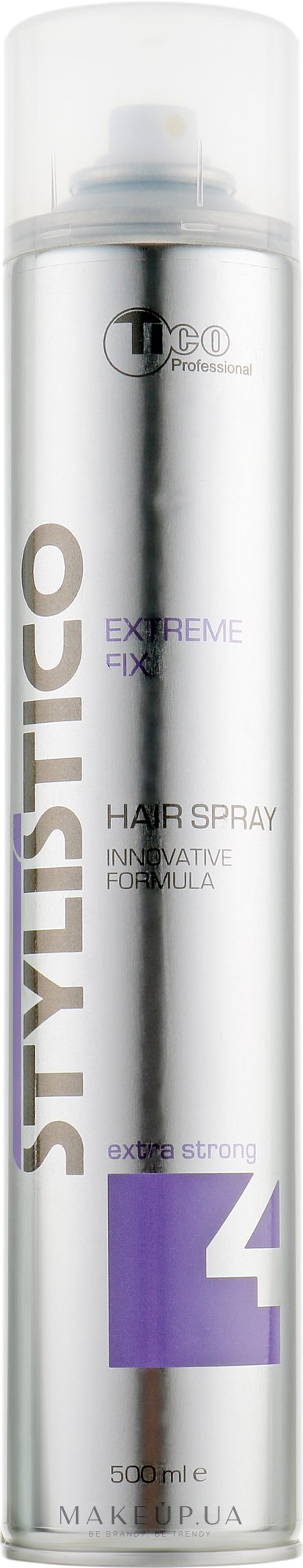 Лак для волос экстра сильной фиксации - Tico Professional Stylistico Extreme Fix — фото 500ml