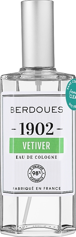 Berdoues 1902 Vetiver - Одеколон — фото N1