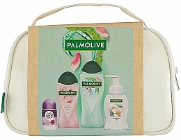 Духи, Парфюмерия, косметика Набор - Palmolive Natural Wellness Bag Set (sh/gel/250ml + sh/gel/500ml + deo/50ml + h/foam/250ml + bag)