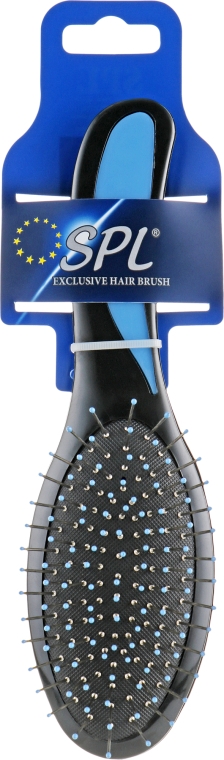 Щітка масажна, 8581S, блакитна - SPL Hair Brush — фото N1