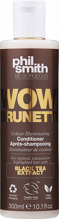Кондиционер для волос - Phil Smith Be Gorgeous Wow Brunette Colour Illuminating Conditioner — фото N1