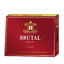 Парфумерія, косметика La Rive Brutal Classic Intense - Набір (ash/lot/100ml + deo/150ml)