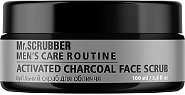 Угольный скраб для лица - Mr.Scrubber Men`s Care Routine Activated Charcoal Face Scrub — фото N2