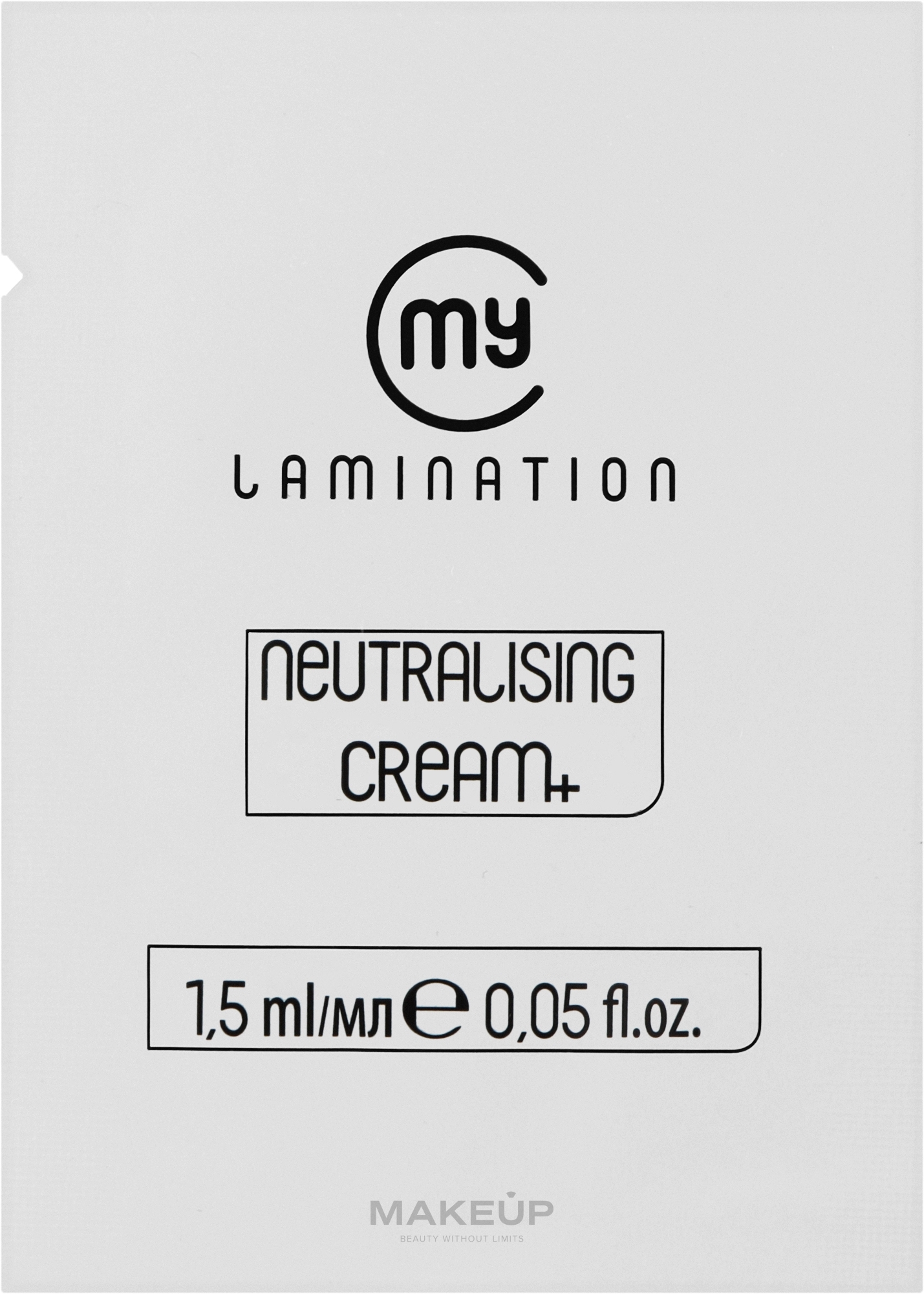 Фиксирующий препарат для ресниц - My Lamination Neutralising Cream + №2 — фото 1.5ml