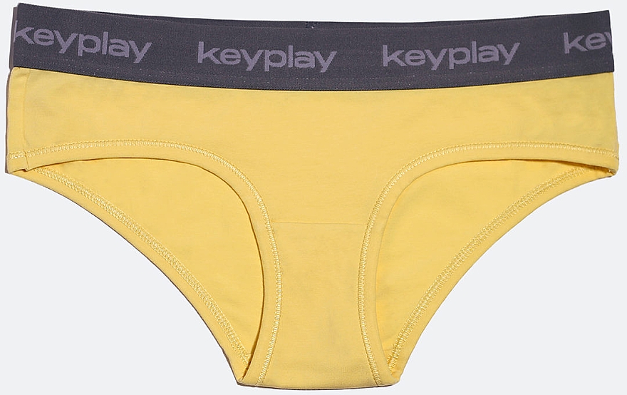 Комплект белья для женщин "Sport Sunlight", топ + трусики-хипстеры, желтый - Keyplay — фото N4