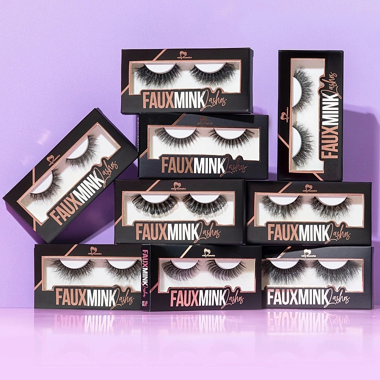 Накладні вії - With Love Cosmetics Faux Mink Lashes Pretty Natural — фото N3