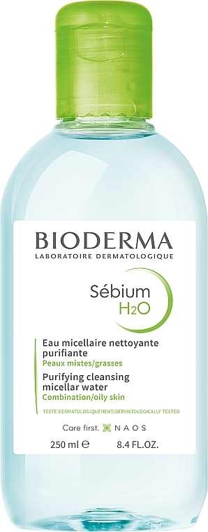 Мицеллярный лосьон - Bioderma Sebium H2O Micellaire Solution — фото N2