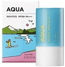 Духи, Парфюмерия, косметика Солнцезащитный стик на водной основе - Missha Aqua Sun Stick SPF50+++ PA+++