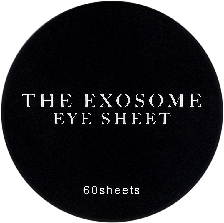 Увлажняющие антивозрастные патчи для сухой кожи - Kor Japan The Exosome Eye Sheet Black  — фото N1