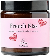 Парфумерія, косметика Ароматична соєва свічка "Французький поцілунок" - Sisi & Me French Kiss Soy Candle