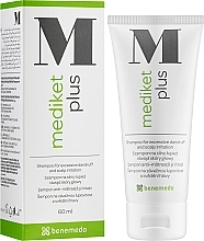 Шампунь против перхоти для сухих и жирных волос - Benemedo Mediket Plus Anti-Dandruff Hair Shampoo — фото N2