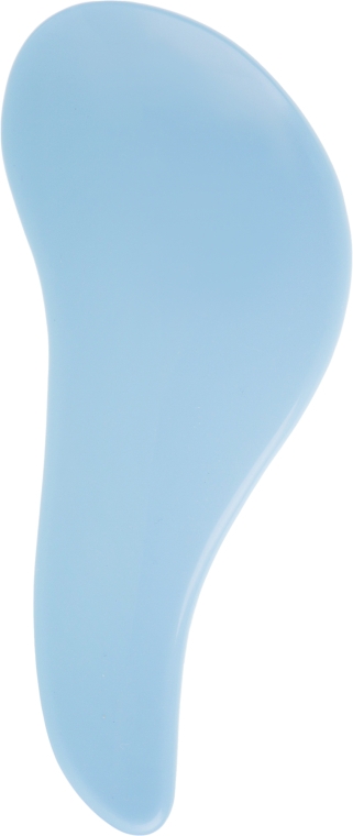 Распутывающая расческа "Стайл-мини", светло-голубая с голубым - Ласковая — фото N4