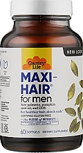 Парфумерія, косметика Вітамінно-мінеральний комплекс - Country Life Maxi-Hair for Men
