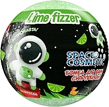 Бомбочка для ванн с игрушкой "Шипучий лайм" - AquaShine Space Cosmetic Lime Fizzer  — фото N1