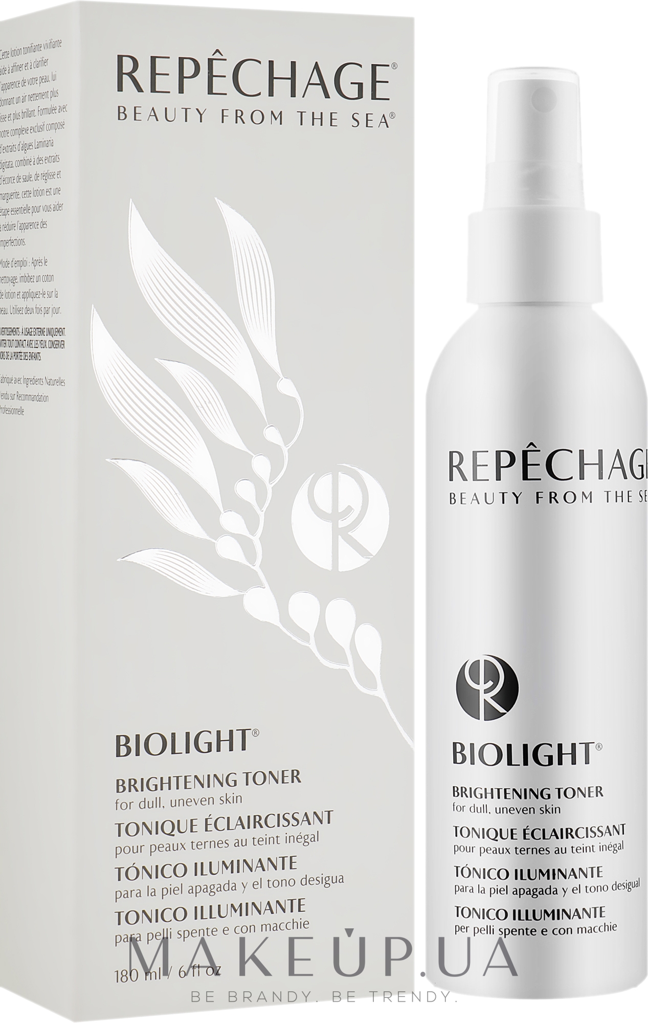 Освітлювальний тонік для обличчя - Repechage Biolight Brightening Toner — фото 180ml