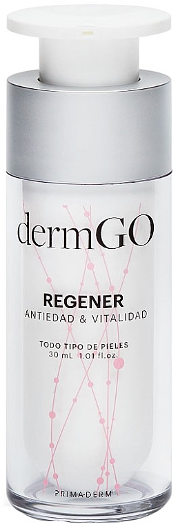 Антивозрастная регенерирующая крем-сыворотка для лица - DermGo Regener — фото N1