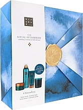 Набір - Rituals The Ritual Of Hammam (sh/foam/200ml + b/cr/100ml + b/scrub/125g + candle/140g) — фото N2