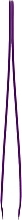 Пинцет для бровей, фиолетовый - Dini D-862 — фото N2