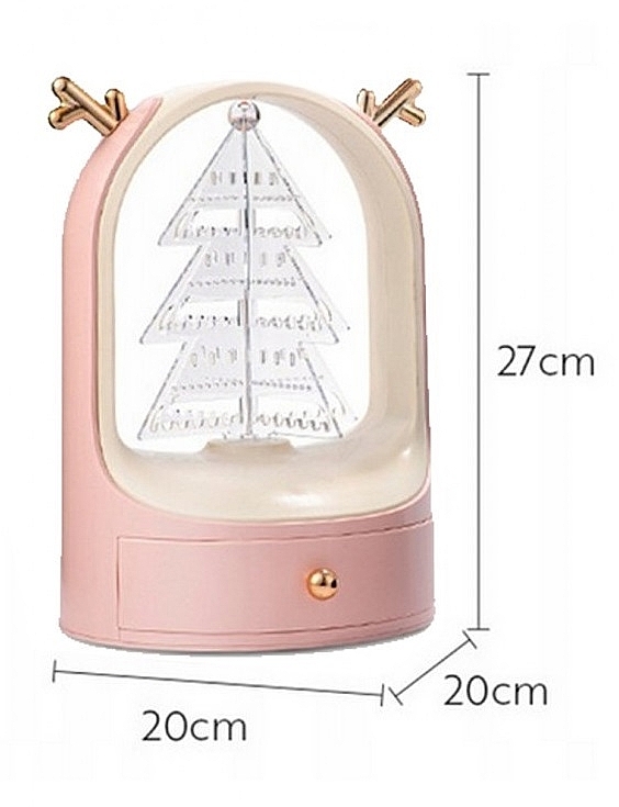 Органайзер для украшений "Рождественская елка", розовый - Ecarla E28R — фото N2