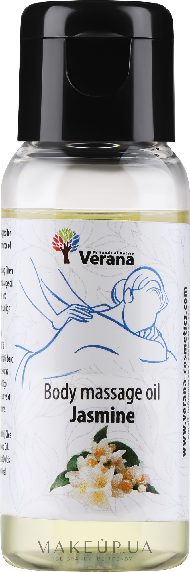 Массажное масло для тела "Jasmine Flower" - Verana Body Massage Oil — фото 30ml