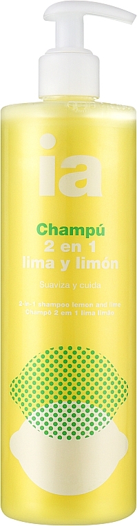 Шампунь и кондиционер 2 в 1 с экстрактом лайма и лимона для всех типов волос - Interapothek
