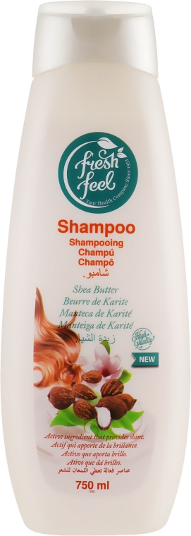 Шампунь для волосся "Масло ши" - Fresh Feel Shea Butter Shampoo — фото N1