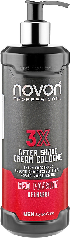 Крем после бритья - Novon Aftershave Cream Cologne Red Passion