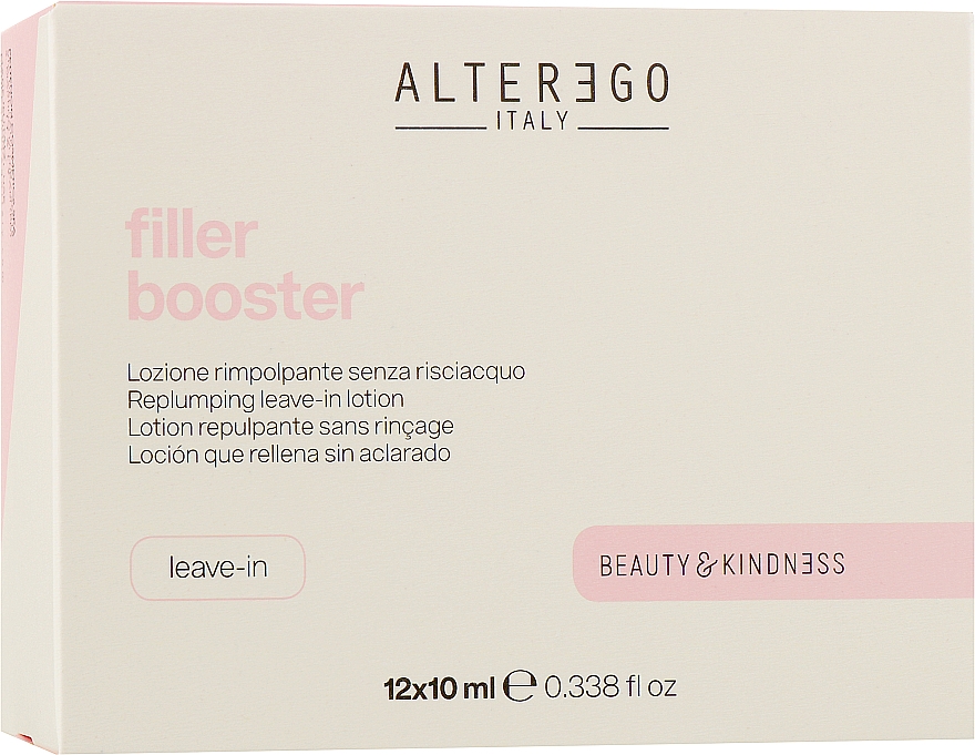 Восстанавливающий лосьон в ампулах для волос - Alter Ego Filler Booster Leave-in Lotion — фото N2