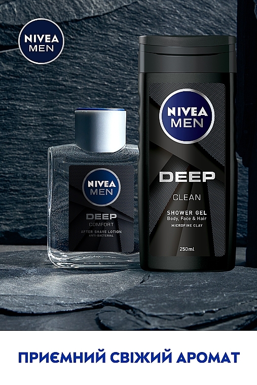 УЦЕНКА Набор мужской - NIVEA MEN Deep Control 2023 (sh/lot/100ml + sh/gel/250ml) * — фото N6