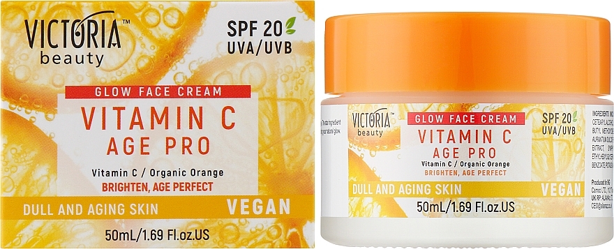 Дневной крем для лица с витамином С - Victoria Beauty С Age Pro SPF 20 — фото N2