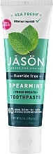 Зубна паста "Свіжий подих", без фтору - Jason Natural Cosmetics Sea Fresh Toothpaste Spearmint — фото N1