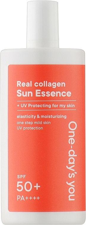 Сонцезахисна есенція - One-Days You Real Collagen Sun Essence SPF 50+ PA++++ — фото N1