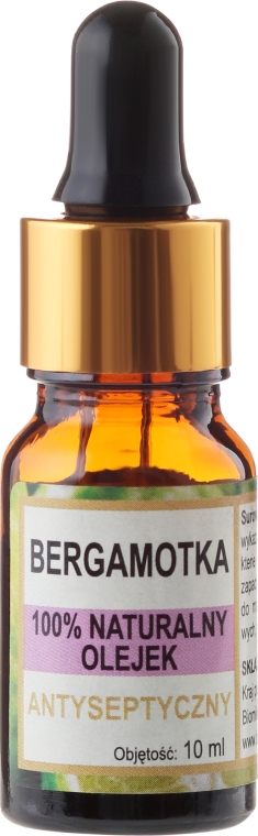 Натуральное масло "Бергамот", с пипеткой - Biomika Bergamot Oil — фото N1