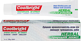 Парфумерія, косметика Лікувальна зубна паста - Coolbright Herbal Toothpaste *