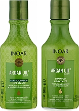 Набор для жирных волос - Inoar Argan Oil Kit (shm/250ml + conditioner/250ml) — фото N2