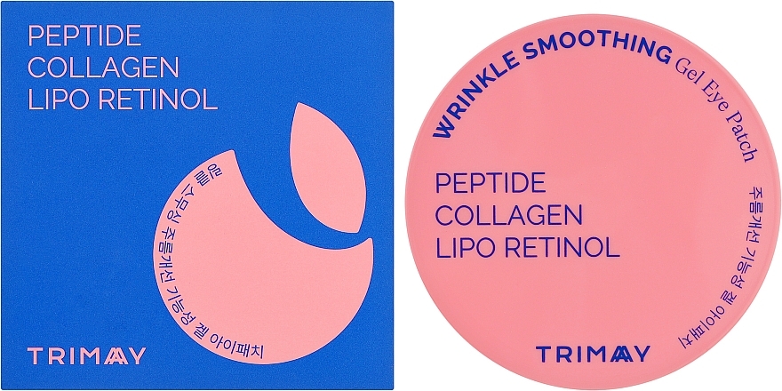 Патчі для повік проти зморшок з пептидами, колагеном та ретинолом - Trimay Wrinkle Smoothing Gel Eye Patch — фото N2