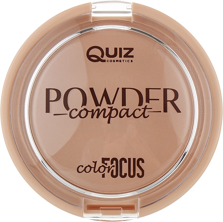 Компактна пудра без дзеркала - Quiz Cosmetics Color Focus Powder — фото N2