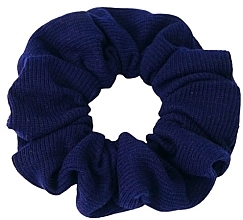 Резинка для волос в рубчик, синяя - Lolita Accessories — фото N1
