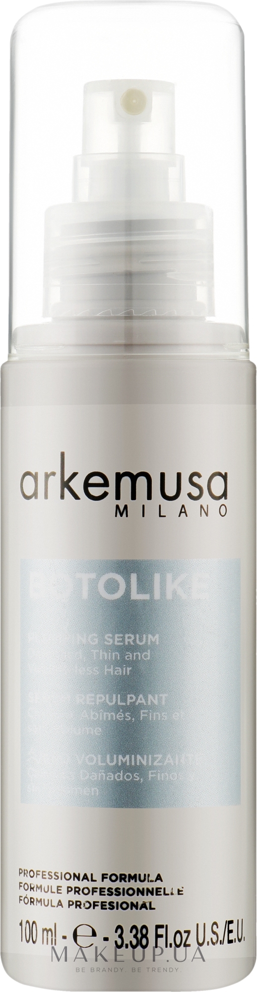 Сыворотка для объема поврежденных и тонких волос - Arkemusa Botolike Serum — фото 100ml