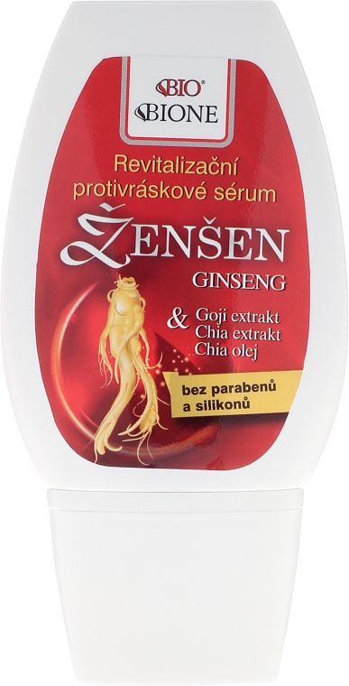 Восстанавливающая сыворотка для лица с женьшенем - Bione Cosmetics Ginseng Revitalizing Anti-wrinkle Serum — фото N2